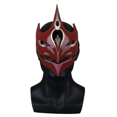 Coaplay Genshin Impact Tartaglia Maske Headwear Masquerade Party Requisiten PVC - Bild 1 von 4