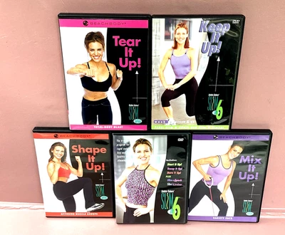 Debbie Siebers' Slim in 6 Deluxe Package by Beachbody DVD's Lot Of 5 Tested Good - Image 1 of 4