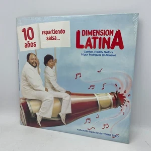 Dimension Latina ‎10 Años Repartiendo Salsa Vinyl LP US 1982 Press SEALED MINT - Picture 1 of 2