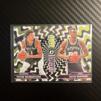 Óptica Panini Donruss 2024-25 - Ilusiones ópticas Wembanyama/Robinson #5 Foto 1 de 2