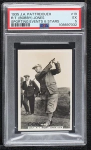 1935 Senior Service Sporting Events and Stars Tobacco Bobby Jones #19 PSA 5 - Picture 1 of 3