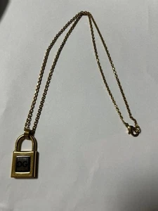 Dolce&Gabbana Hombres DG Collar Takuya Kimura Candado Forma Lujo Elegante Italiano - Imagen 1 de 4