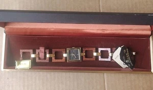 De colección Jules Jurgensen 17 Joyas Hechas en Suiza Oro 'Manny' Nuevas Etiquetas Caja L 17 305 - Imagen 1 de 11