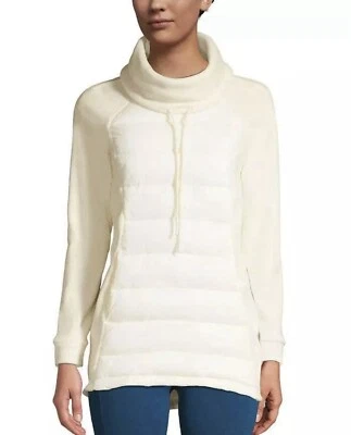 Lands End Jacket Women's Plus Size 2X Insulated Hybrid Fleece Pullover Primaloft - Image 1 of 4