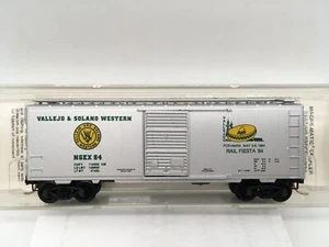 Micro-Train N Scale Special Run NGEX #84 Vallejo & Solano Western Box Car Nos - Picture 1 of 8