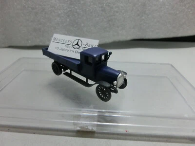 1:87 HO Märklin Oldtimer MB Pritschenwage dunkelblau Sondermodell mit Schild (58 - Bild 1 von 4