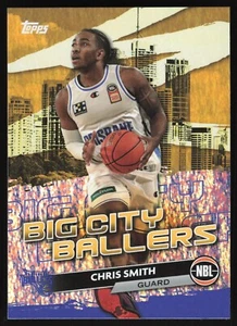 Chris Smith BIG CITY BALLERS OPAL - BCB-4 - 2023-24 Topps Chrome NBL - Picture 1 of 2