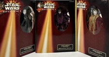 QUEEN AMIDALA PORTRAIT EDITION 1999 & 2000 STAR WARS EPISODE I DOLLS Lot Of 3