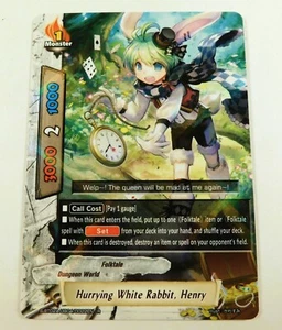 Future Card Buddyfight S-BT02A-UB04/0022DE Hurrying White Rabbit Henry - Foil - Bild 1 von 5