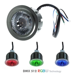 LED Strahler Lampe RGB 6W 24V synchronisierbar dimmbar DMX512 Farblicht - Bild 1 von 6