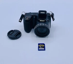 Nikon CoolPix L340 20.2MP Digital Camera Only 28x Optical Zoom w/ SD card - Picture 1 of 6