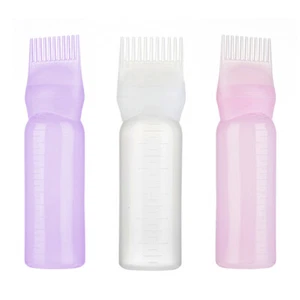 3 PIEZAS Peine de plástico Botella Cepillo Dispensador Botella Peine Aplicador - Imagen 1 de 11