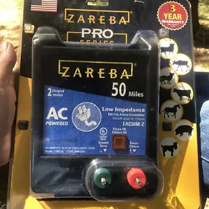 ZAREBA Pro Series 50 Miles Low Impedance Electric Fence Controller #EAC50M-Z NEW - Picture 1 of 7