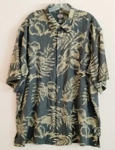 VINTAGE HARLEY DAVIDSON TORI RICHARD SEIDENHEMD HAWAII SCHWARZ HERREN 2XL - Bild 1 von 13
