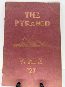  PYRAMID Yearbook Vernon  HIGH SCHOOL New York paper staple bound 42 pages - Imagen 1 de 8