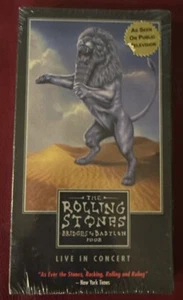 **NEW** The Rolling Stones 1998 Bridges To Babylon Live Tour Concert VHS *SEALED - Imagen 1 de 1