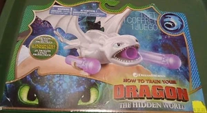 HOW TO TRAIN YOUR DRAGON THE HIDDEN WORLD LIGHTFURY WRIST LAUNCHER BRAND - Picture 1 of 1