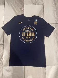 Nike Tee NCAA Villanova Wildcats 2018 Basketball National Champions T-Shirt L - Picture 1 of 5
