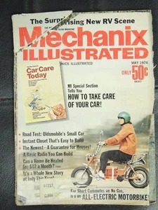 Mechanix Illustrated Magazine May 1974 Cover Detached - Picture 1 of 1