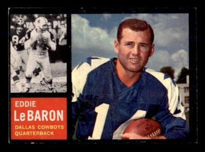 1962 Topps Football #38 Eddie Lebaron EX *e1 - Image 1 of 2