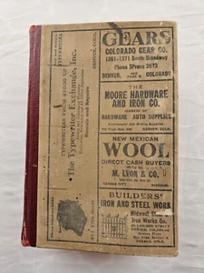 History of the Southwest, Rare Book 1936 New Mexico State Business Directory  - Photo 1 sur 16