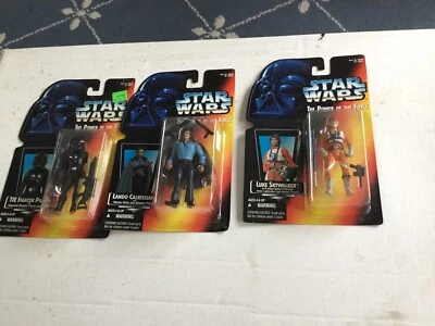 Star Wars El Poder de la Fuerza Tie Fighter Pilot Lando y Luke Skywalker Foto 1 de 2