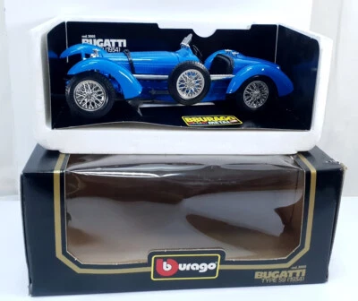 Bburago 1:18 Bugatti Type 59 1934 Modell Diecast Blau mit OVP 3005 - Bild 1 von 4