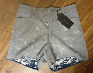 Rag And Bone Reversed Tie Dye Jean Shorts,  Size 29 Waist, New  - Picture 1 of 10