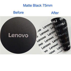 100x Lenovo Matte Round Anti-Counterfeit Stickers Label Seals Tear away void - Picture 1 of 3