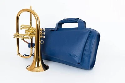 Сумка Flugelhorn из натуральной кожи от MG Leather Work Flotar кожа (синяя) - Изображение 1 из 4