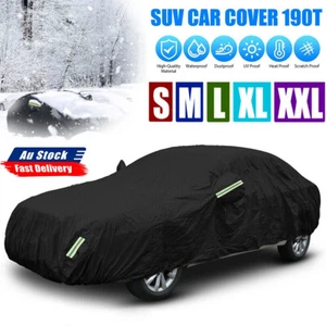 S-XXL Full Car Cover Sedan Waterproof Sun UV Snow Dust Rain Resistant Protection - Picture 1 of 20