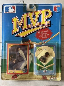 1990 Ace Novelty MVP Baseball Pin Score Card Texas Rangers Nolan Ryan Vintage - Picture 1 of 2