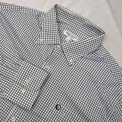 Peter Millar Summer Comfort Men's Black Plaid  Long Sleeve Shirt L NWoT - Image 1 of 4