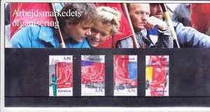 DÄNEMARK SOUVENIRKARTE 1998 LABORMARKT ORGANISING SM28 Afa c.v. 60 (8,00€/9,00€) - Bild 1 von 1