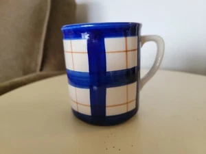 Plaid Anthropologie Stil Kaffeebecher - Bild 1 von 6