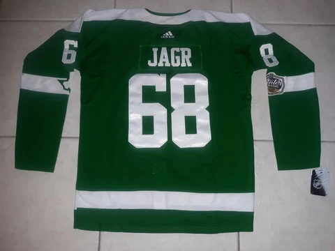 JAROMIR JAGR DALLAS STARS ADIDAS 2020 WINTER CLASSIC. SIZE LARGE. NWT. REDUCED! Cover