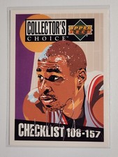 1994-95 Collector's Choice Silver Signature Harold Miner Checklist #209 Heat