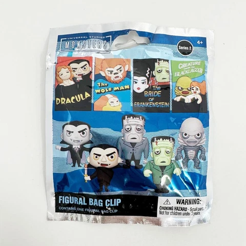 Universal Studios Monster : Series 2 Figural 3D Bag Clip - YOU CHOOSE! Cover