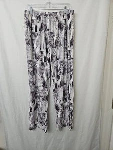 Womens Sz XL Brief Insanity Kitten Cat Lounge Pants Soft Comfortable All Over  - Picture 1 of 10