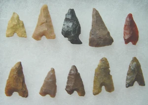 Konvolut 10 Vogelspitze Pfeilspitze Sammlung - Bild 1 von 2