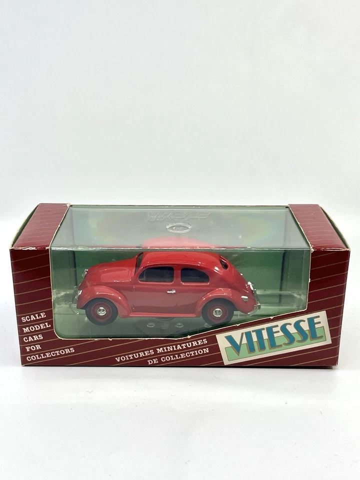 Vitesse Miniature Red Volkswagen 1949 Sedan Collector’s Model - Image 1 of 4