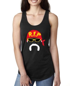Camiseta sin mangas RIP Silhouette Wrestling Legend Mania para damas espalda deportiva - Imagen 1 de 3