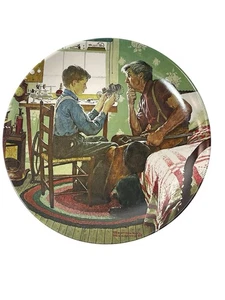 2014 The Boy Who Put the World on Wheel Plate Norman Rockwell & Certificate COA - Picture 1 of 8