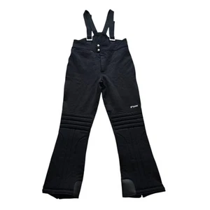 Salopette da sci Roberto Tonini pantaloni neri misto lana taglia EU 52 UK 42 vintage - Foto 1 di 11