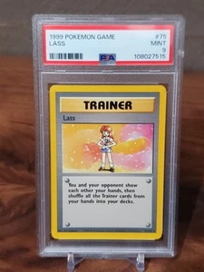 1999 POKEMON LASS PSA 9 MINT BASE SET CARD #75/102 - Picture 1 of 2