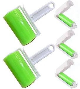 Sticky Gel Lint Roller 5 Pack Reusable Washable Portable Pet Hair Remover - Picture 1 of 6