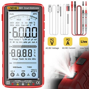 Digital-Multimeter Smart Spannung Messgerät NCV Diode Tester Universalmessgerät - Bild 1 von 12