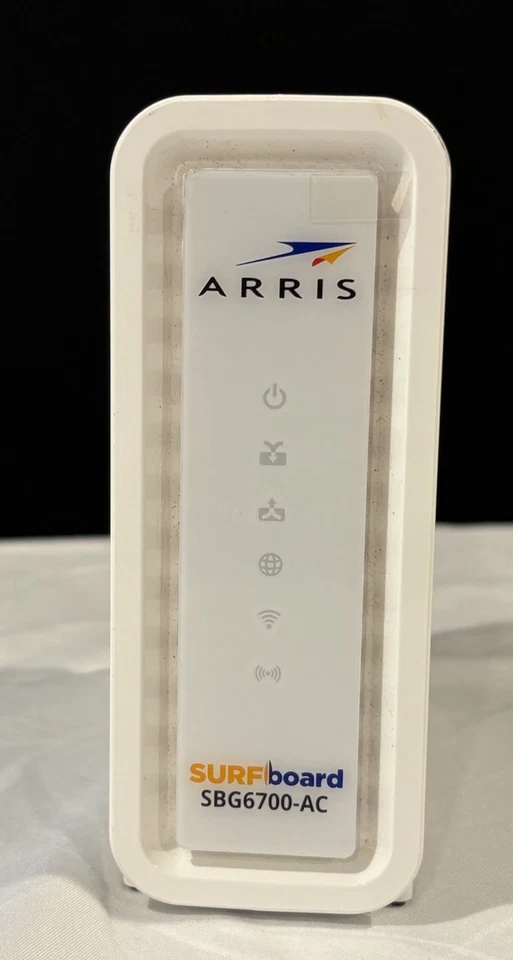 ARRIS SURFboard SBG6700AC DOCSIS 3.0 Wireless Cable Modem Wi-Fi Router - Image 1 of 4