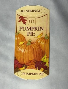 1984 McDonald's Pumpkin Pie Box Vintage McDonaldland Food Packaging from 1980s - Picture 1 of 4