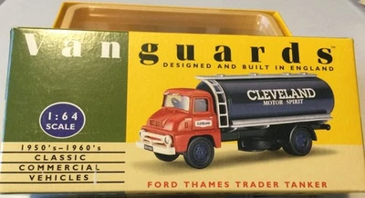 Vanguards 1/64 - VA9002 Ford Thames Trader Cleveland Motor Spirit Tanker Mint - Image 1 of 4